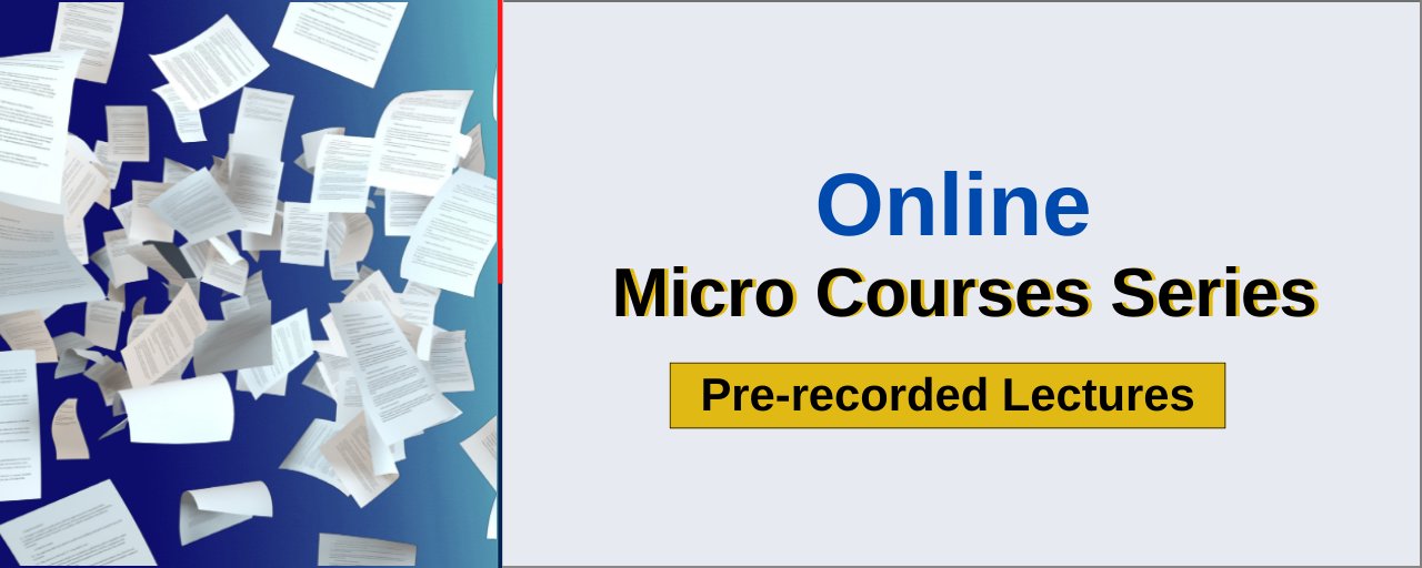 Online Micro Courses Series for Judiciary