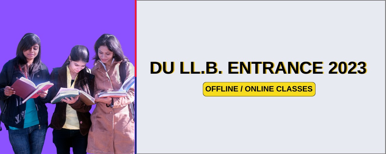 DU LL.B Entrance Online Course