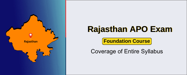Rajasthan APO Foundation Course