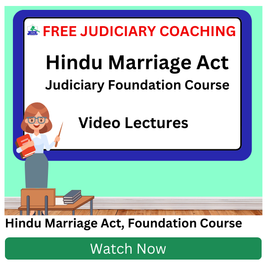 Hindu Marriage Act Free Coaching