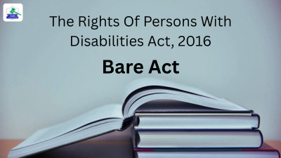 The Rights Of Persons With Disabilities Act, 2016