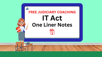IT Act One Liner Notes