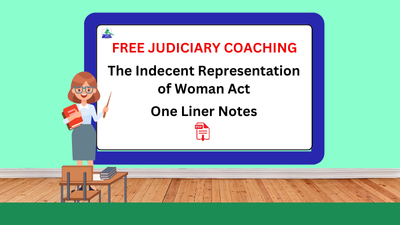 The Indecent Representation of Woman (Prohibition) Act One Liner Notes