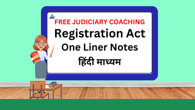 Registration Hindi Medium One Liner Notes