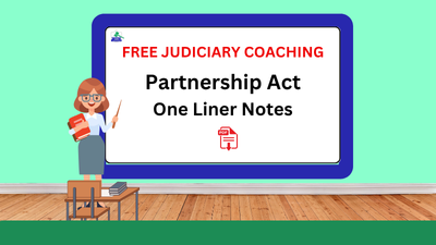 The Partnership Act One Liner Notes
