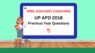 UP APO PYQs - 2018 (English Medium)