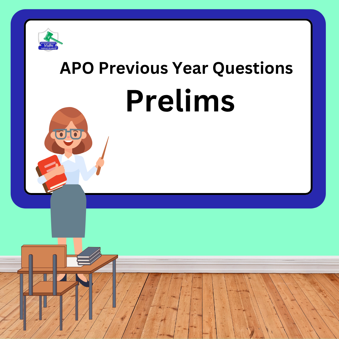 APO Previous Year Question Paper